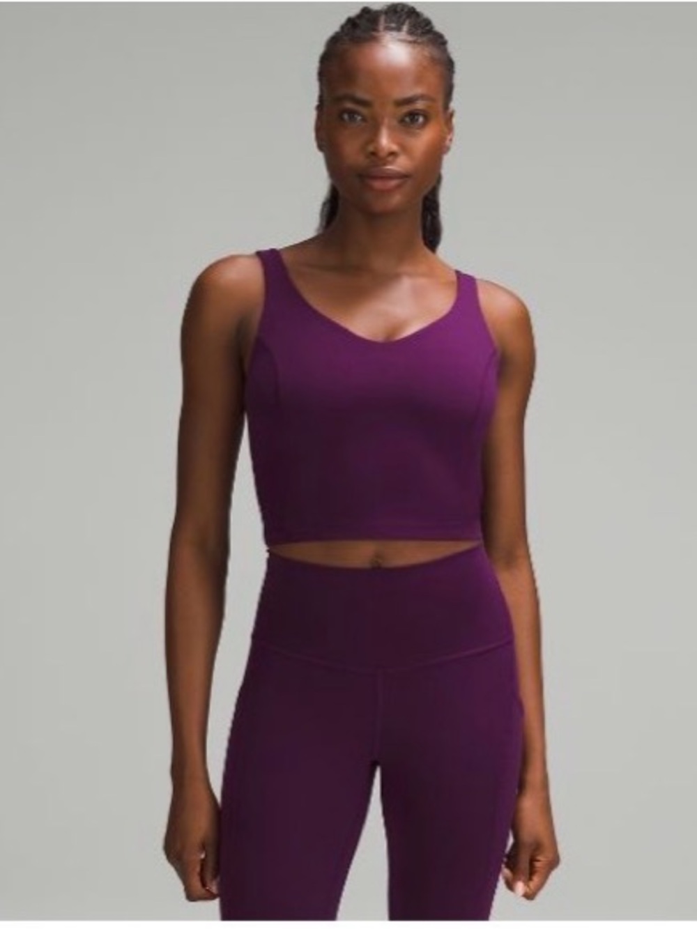 lululemon athletica Dramatic Magenta C/D Align Tank Size 4